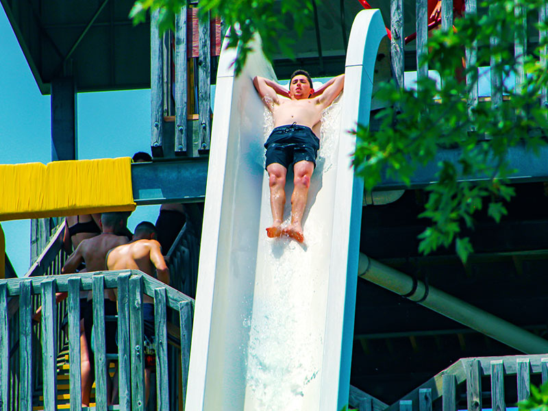 Daredevil Drop, 76 Feet Drop Water Slide