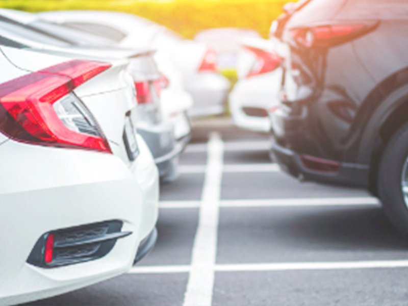 Cars in a Parking Lot