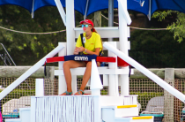 Lifeguard on duty at Wet n Wild