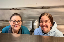 two female cooks at Wet n Wild